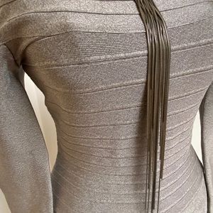 Herve Ledger Bandage Dress